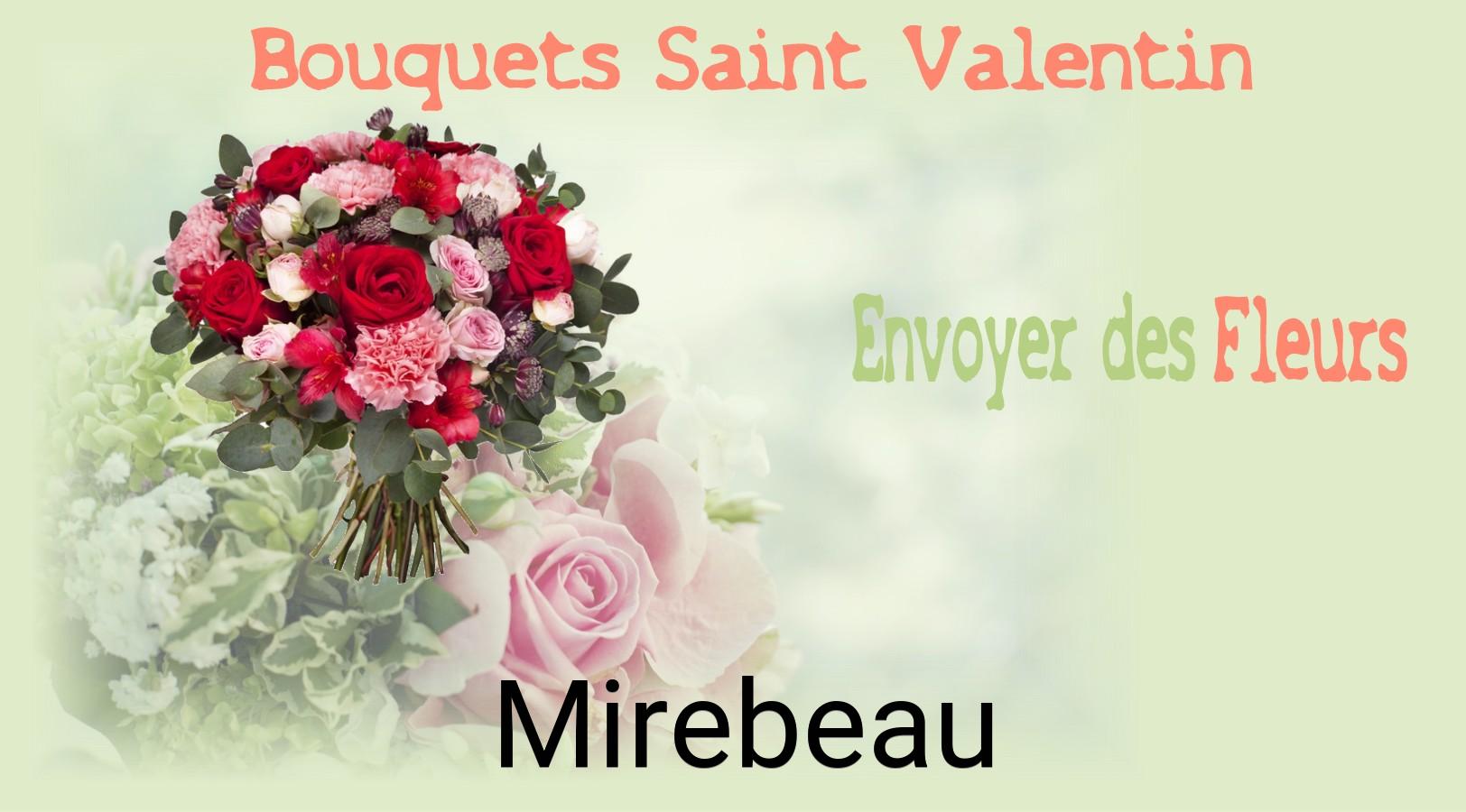 Roses de Saint-Valentin livrées à Mirebeau
